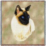 Siamese Cat Small Blanket